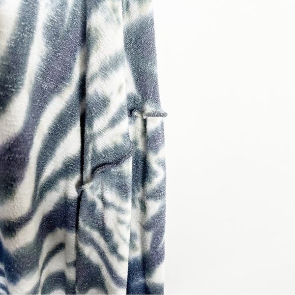 Free People Best Catch Tie Dye Sweatshirt, Blue Combo Size Small - Picture 5 of 9
